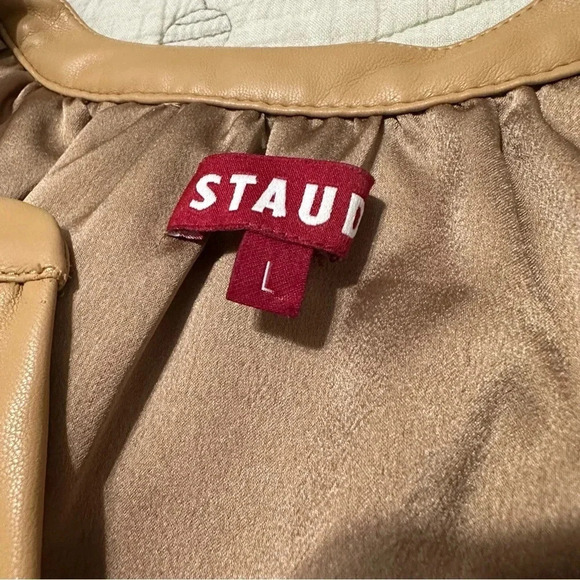 Staud Vegan Leather Large Top Camel - Picture 9 of 11